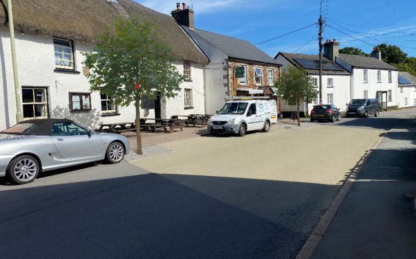 Mock up of Sticklepath Village Centre